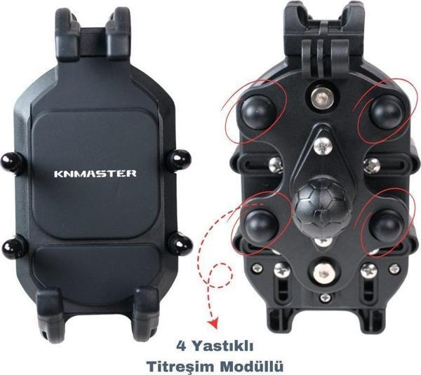 Knmaster TT-860 Titreşim Engelleyicili Tüm Motosikletlere Uyumlu Telefon Tutucu - Image 1