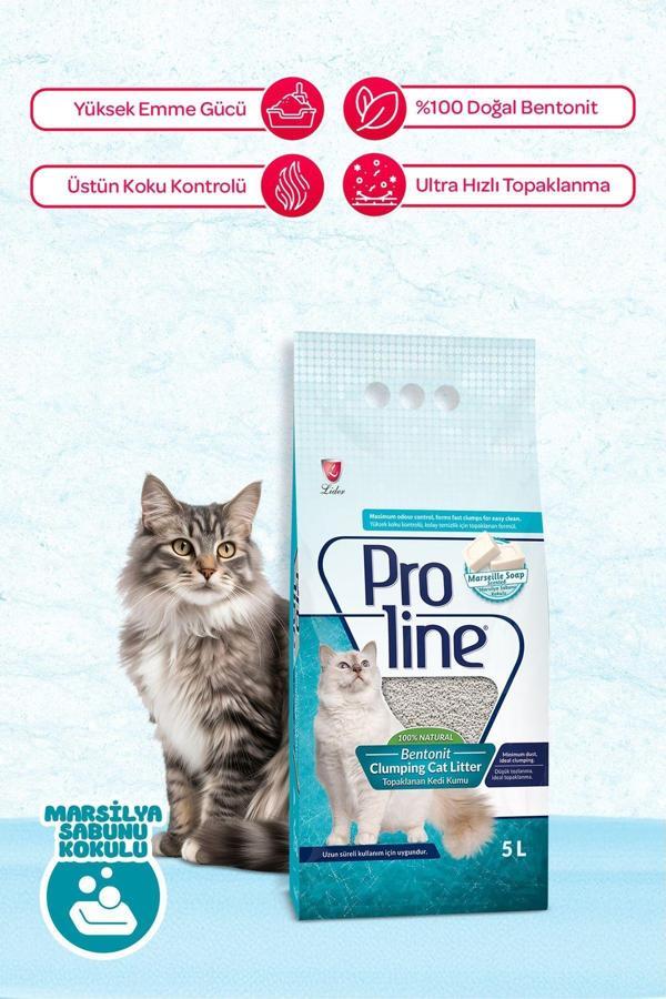 Proline Marsilya Sabun Kokulu Bentonit Kum 5 Lt. - Image 1
