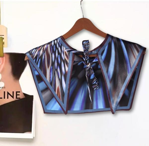 Walkenzo Işık Efektli Bağlamalı Modern Kadın Omuz Şalı - Image 1