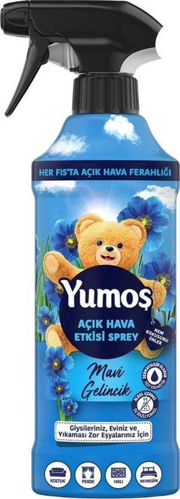 YUMOS  430ML SPREY ACIK HAVA ETK.MAVI GELINCIK 6843 - Image 1