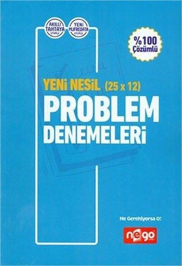 YKS Yeni Nesil 25x12 Problem Denemeleri - Nego Yayınları - Image 1