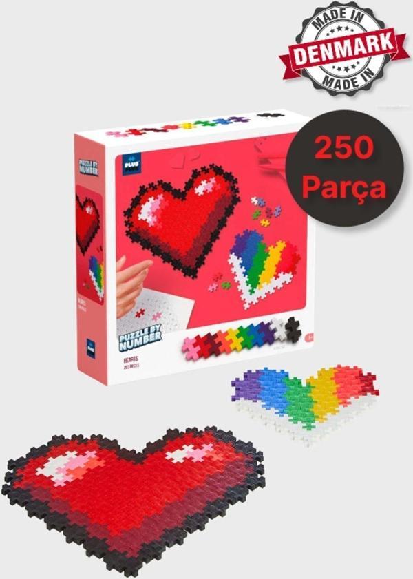 Toyfest Plus - Plus Minecraft Temalı Kutuda By Number Hearts - Numaralı Kalpler Yapı Oyuncağı (250Parça)3911 - Image 1