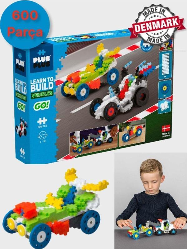 Toyfest Plus - Plus Minecraft Temalı Learn To Build Go! Vehicles - Araçlar Lego Yapı Oyuncağı 500 Parça 7011 - Image 1