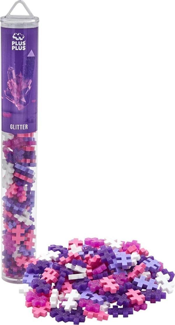 Toyfest Plus - Plus Minecraft Temalı Silindir Kutuda Glitter Mix Lego Yapı Oyuncağı ( 100 Parça ) 4244 - Image 1