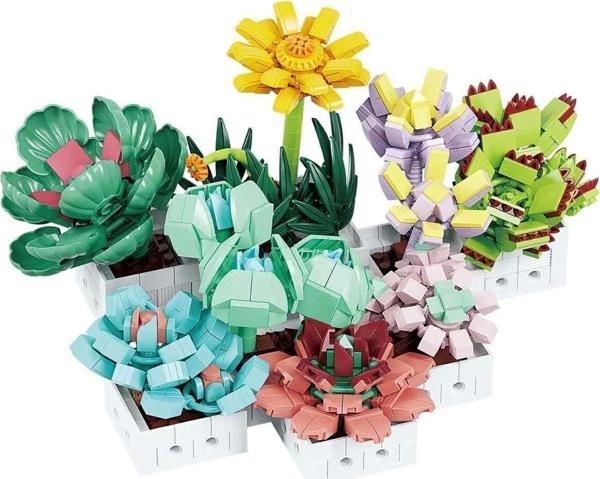 Toyfest Blx Sukulent Çiçek Buketi 8842 - Image 1