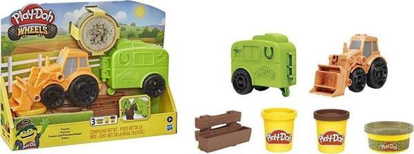 Toyfest Çalışkan Traktör Ve Römork Oyun Hamuru Seti - Image 1