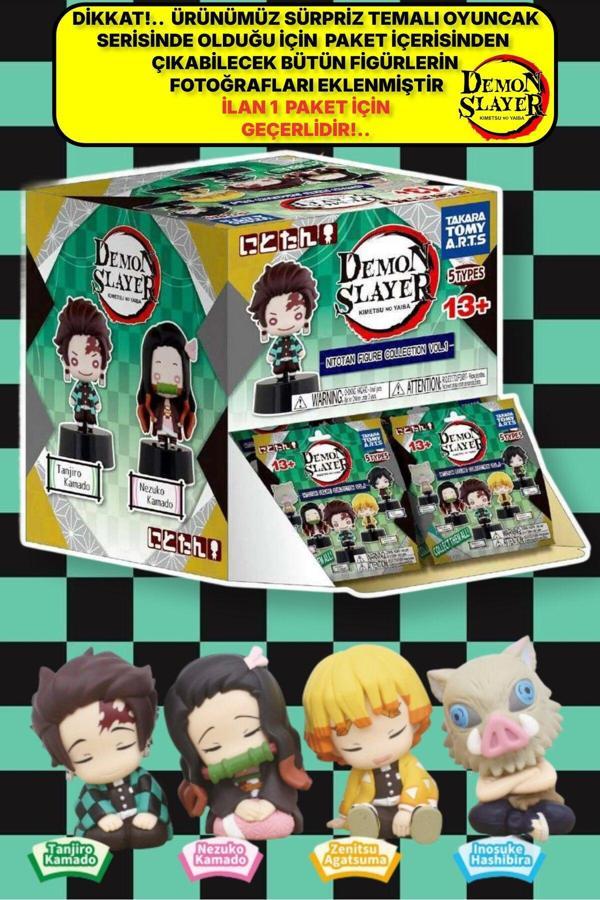 Toyfest Twinchees Demon Slayer Figürleri Uyuyan Sürpriz Minikler - 5 Cm - 1 Adet - Image 1