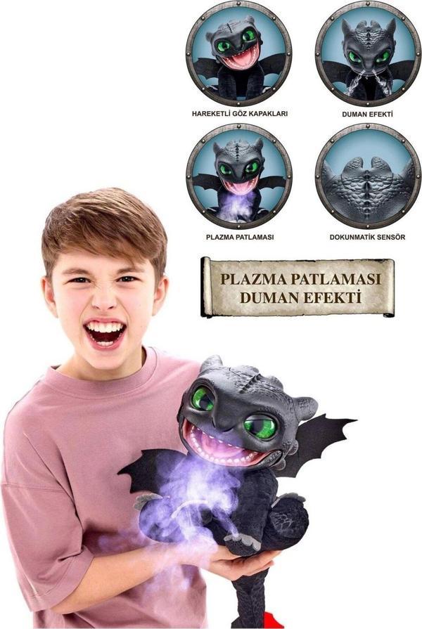 Toyfest Ejderhanı Nasıl Eğitirsin Real Fx Dişsiz Elektronik Kukla 30 Cm - Image 1