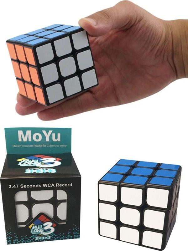 Toyfest Moyu 3X3 Küp Stickerlı Küp Hızlı Rübik Zeka Sabır Küpü - Image 1