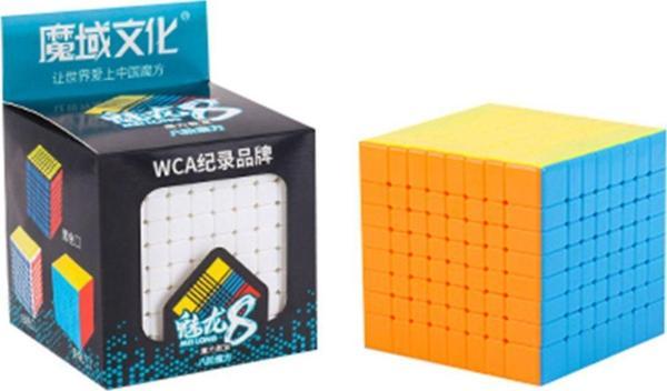 Toyfest Moyu Meilong 8X8 Küp Stickersız Hızlı  Zeka Sabır Küpü - Image 1