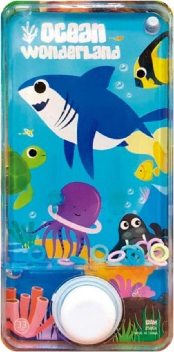 Toyfest Okyanus Temalı Suda Halka Geçirme Oyunu - Transparent Water Game ( Köpek Balığı ) - Image 1