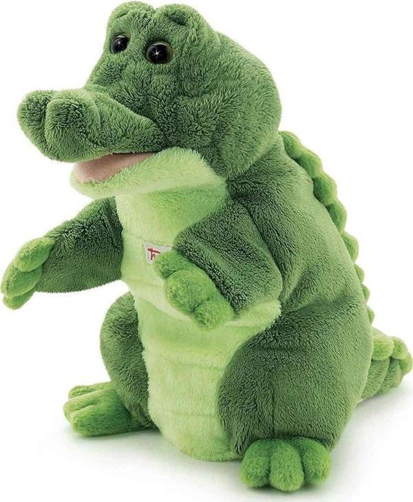 Toyfest Trudi El Kuklası Peluş Timsah 25 Cm - Image 1
