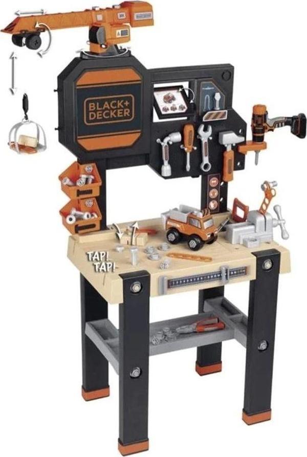 Toyfest Smoby Black & Decker Vinçli Çalışma Tezgahı - Image 1