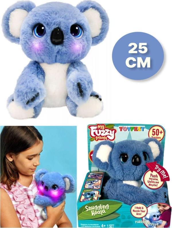 Toyfest My Fuzzy Friends Peluş Koala - 50 Farklı Ses Ve Işıklı - 25 Cm - Image 1