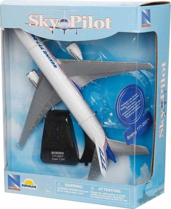 Toyfest 1:270 Ölçekli Sky Pilot Boeing 777 Model Yolcu Uçağı - 1 Adet - Image 1