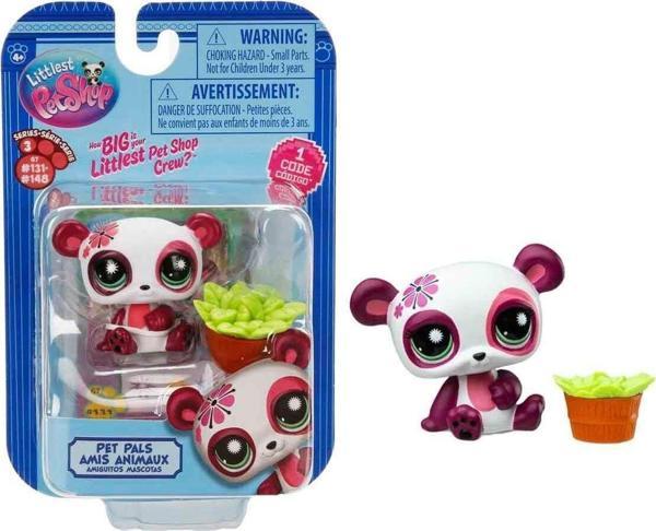 Toyfest Littlest Pet Shop Minişler Tekli Paket Seri : 3 - No :131 - Panda - Image 1