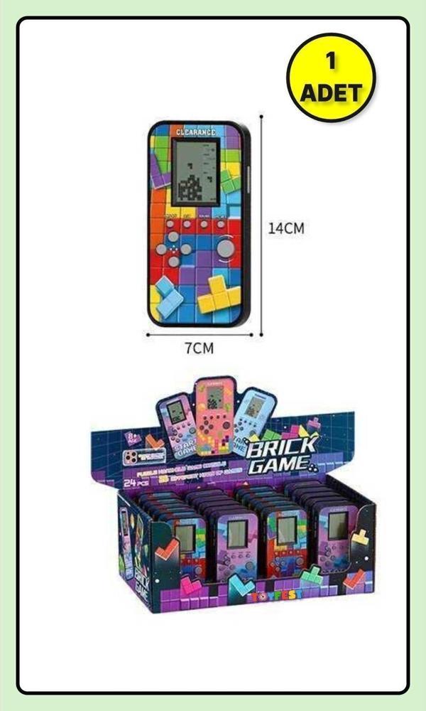 Toyfest Klasik Nostaljik Tetris Konsol Oyunu - Image 1