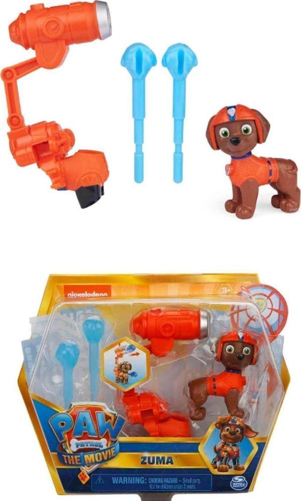 Toyfest Paw Patrol The Movie Aksesuarlı Kahraman Figürleri - Zuma - 7 Cm - Image 1