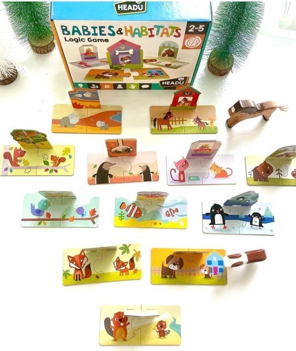 Toyfest Babıes & Habıtats Yavrular Ve Yaşam Alanları Yapboz - Image 1