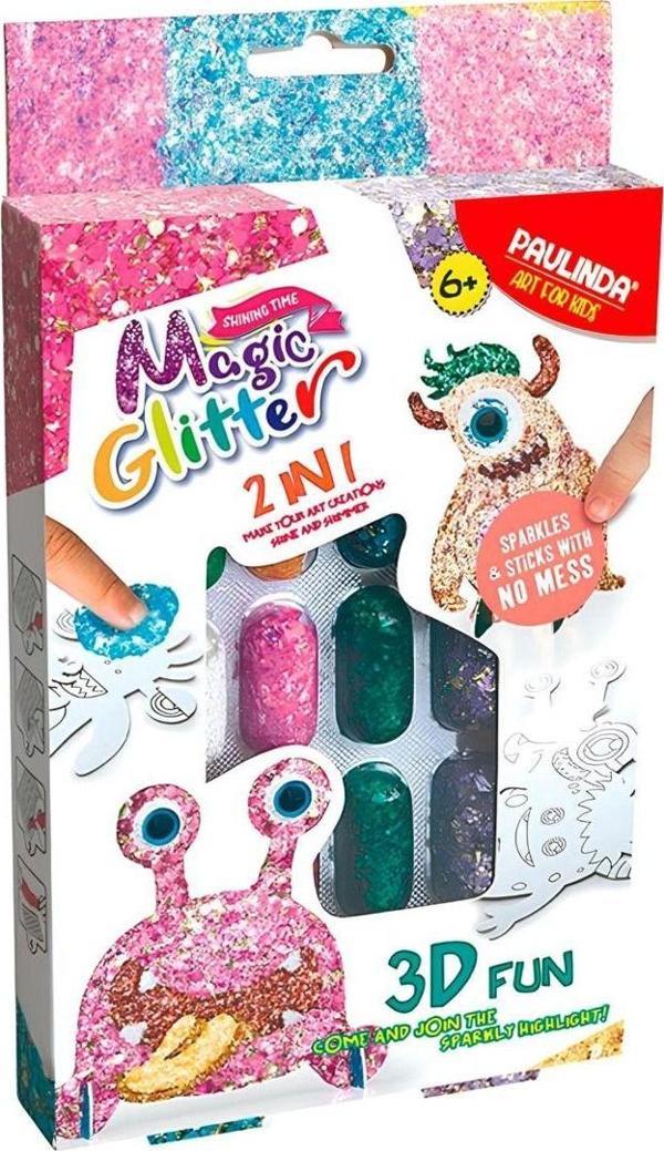 Toyfest Magic Glitter 2N1 3D Fun Hobi Set - Image 1