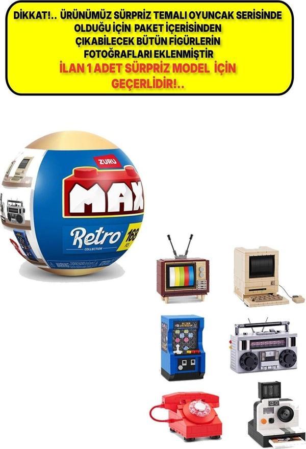 Toyfest Max Yapım Parçalı Retro Sürpriz Paket - 1 Adet Lütfen Dikkat 1 Adet Sürpriz Top Paket Gönderiliyor!. - Image 1