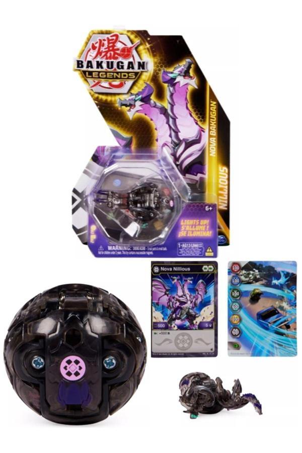 Toyfest Bakugan Legends Nova Bakugan - Işıklı Dark Nillious Özel Figür - 1 Adet - Image 1