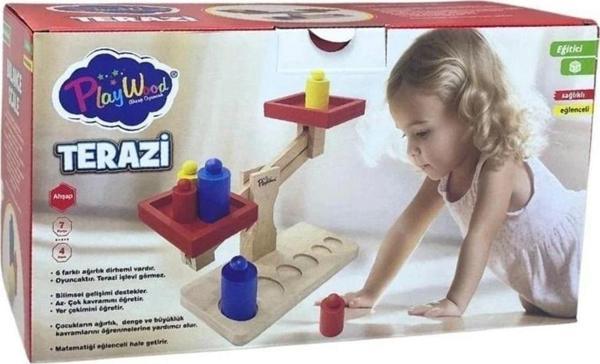 Toyfest Kutuda Oyuncak Ahşap Terazi - Image 1