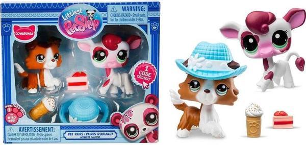 Toyfest Lps Miniş 2’Li Figür Seti Seri 3 No:151-150 Collie Köpek Ve İnek - Image 1