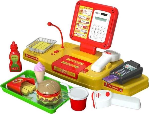 Toyfest Hamburger Dükkanı Yazar Kasa Seti - Image 1