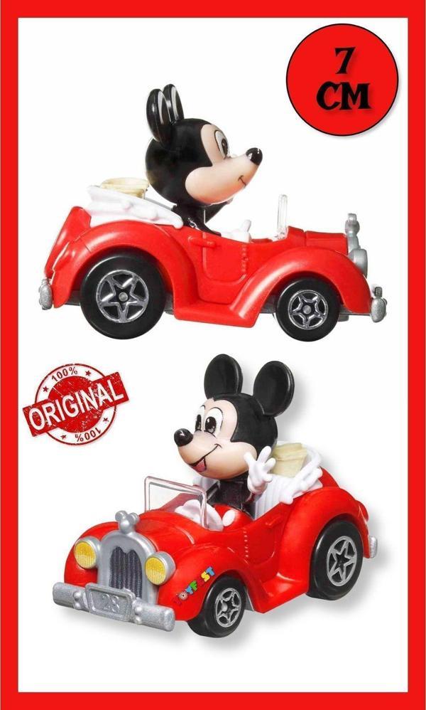 Toyfest Racerverse Tekli Model Araba - Figürlü Yarış Arabası - Mickey Mouse - 7 Cm - Image 1