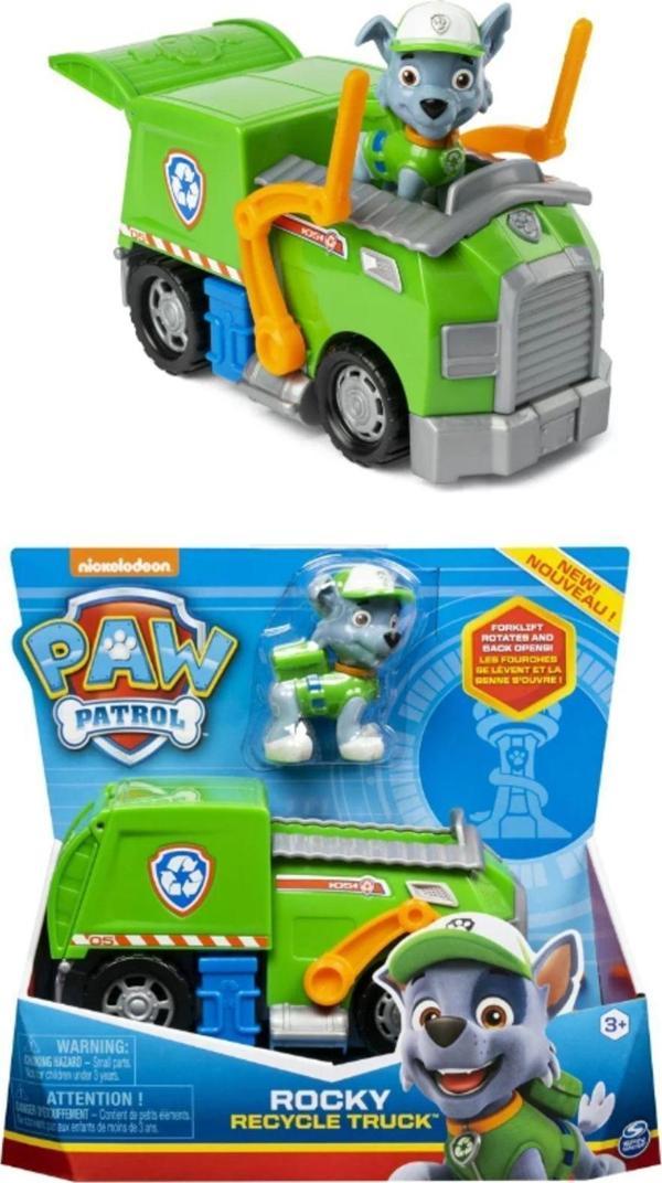 Toyfest Paw Patrol Görev Aracı Ve Kahraman Seti - Rocky - 15 Cm - Image 1