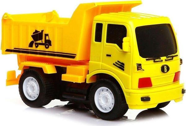 Toyfest İnşaat Araçları Işıklı Sesli Sürtmeli İş Kamyonu - 16 Cm - Image 1