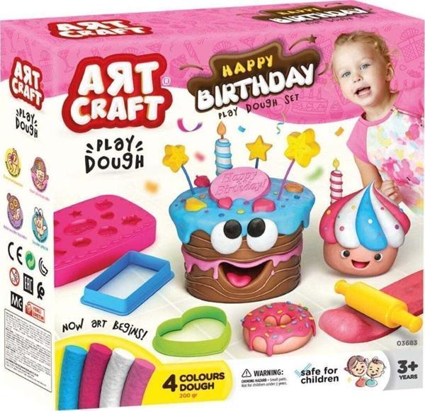 Toyfest Art Craft Doğum Günü Oyun Hamuru Seti 10 Parça - Image 1