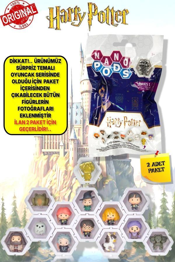 Toyfest 2 Adet Wıb Harry Potter Nano Pods Blind Bag Sürpriz Figür - 2 Adet - Image 1