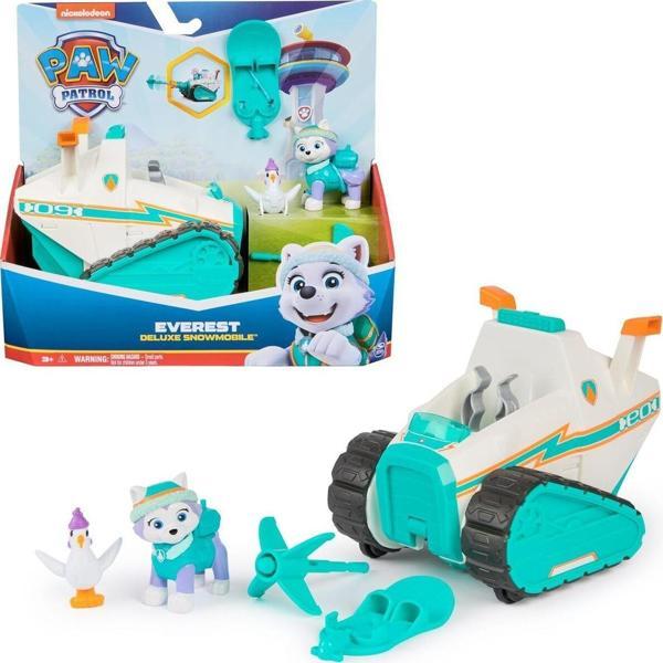 Toyfest Paw Patrol Deluxe Snow Mobile Kar Kürece Aracı Figür Set - Image 1