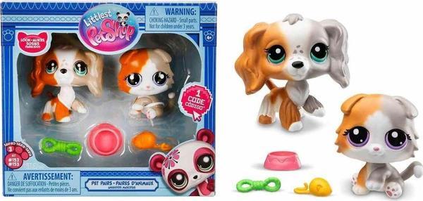 Toyfest Lps Miniş 2’Li Figür Seti Seri 3 No:153-152 Spanyel Köpek Ve Scottis Fold Longhair Kedi - Image 1