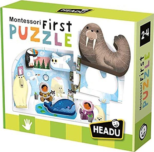 Toyfest Montessori Ahşap Puzzle Ilk Kutup Bulmacam ( First Puzzle The Pole ) - Image 1