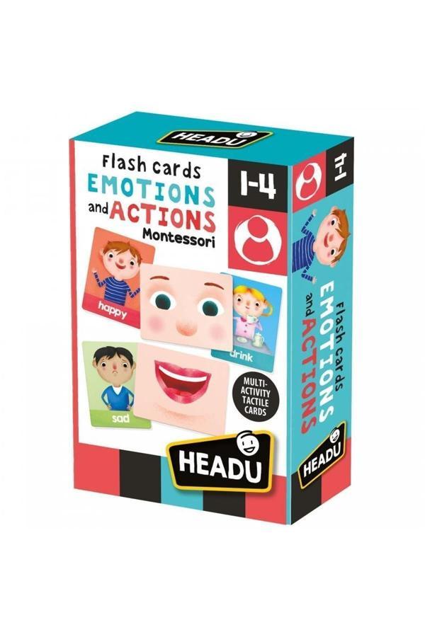 Toyfest Flashcards Emotions And Actions Montessori Duyusal Eğitici Puzzle 1-4 Yaş - Image 1