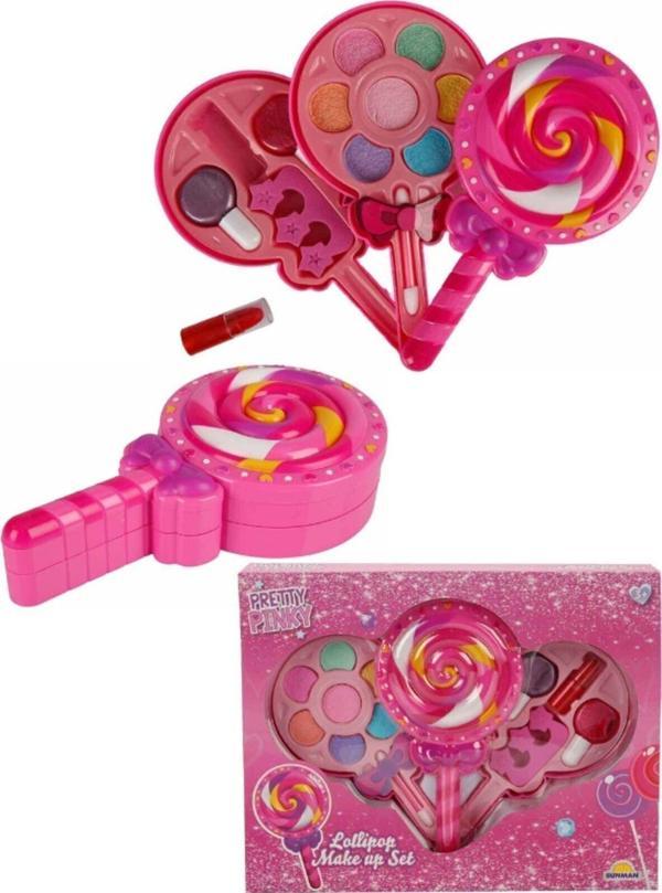 Toyfest Ce Kalite Belgeli Sürülebilir Lolipop Şekilli 2 Katlı Makyaj Güzellik Seti - Image 1