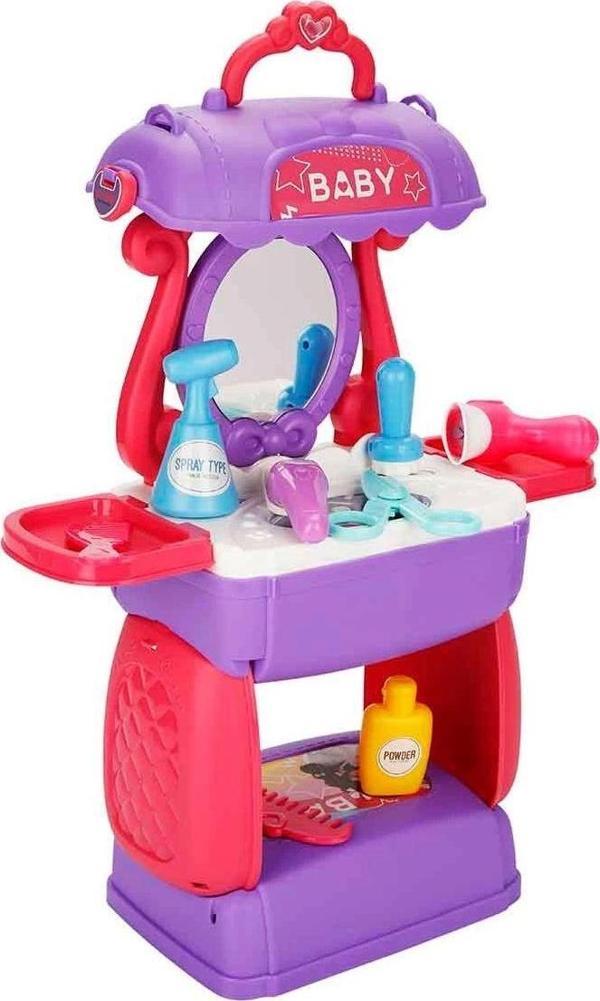 Toyfest Güzellik Seti Çantalı 3İn1 Mor - Image 1