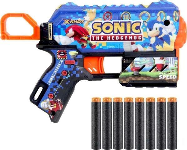 Toyfest X-Shot Skins Sonic Dart Fırlatıcı 8 Dartlı - Image 1