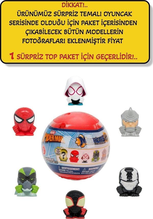 Toyfest Spider-Man Örümcek Adam Mashems 5 Cm Sürpriz Figür - 1 Adet - Image 1