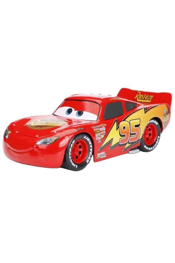 Toyfest Jada 1/24 Jada Lightning Mcqueen Free Wheel Koleksiyonluk Model Araba - Image 1