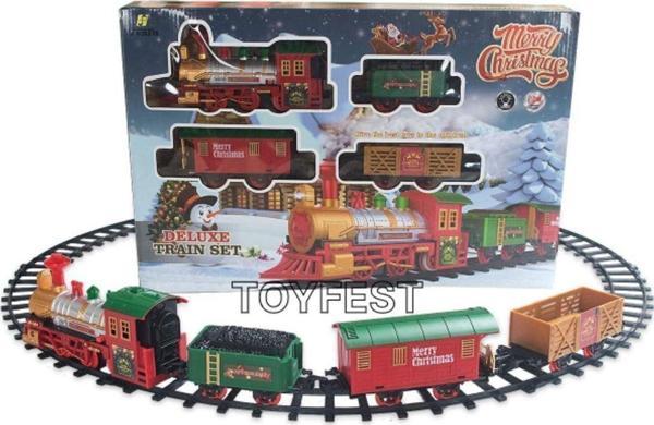 Toyfest Renkli Işıklı Ve Sesli Classic Lüks Tren Seti - Image 1