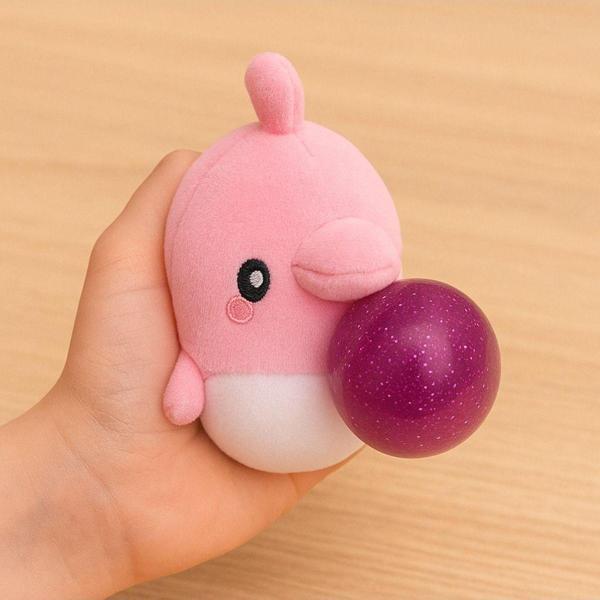 Toyfest Plush Bubble Yumuşak Baloncuklu Asorti Hayvanlar - Sıkınca Ağızdan Balon Çıkıyor Seri Model 12 - Image 1