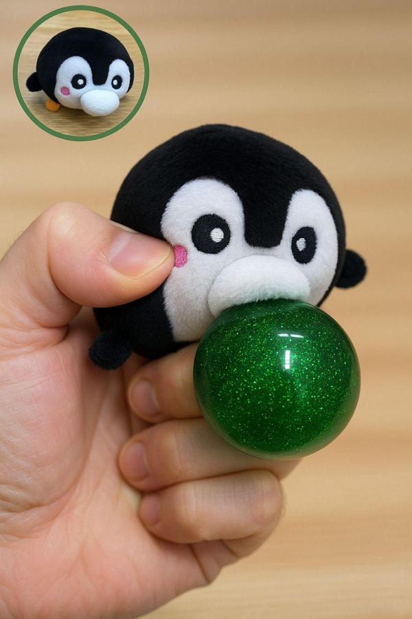 Toyfest Plush Bubble Yumuşak Baloncuklu Asorti Hayvanlar - Sıkınca Ağızdan Balon Çıkıyor Seri Model 19 - Image 1