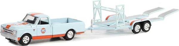 Toyfest Greenlight 1:64 1968 Chevrolet C-10 Shortbed And Tandem Car - Image 1