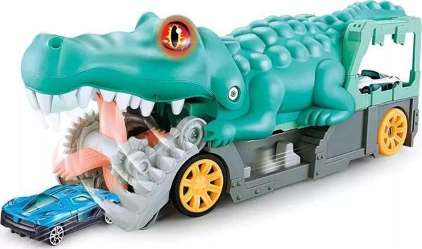 Toyfest Catapult Araba Fırlatıcı Sesli Timsah - 35 Cm - Image 1