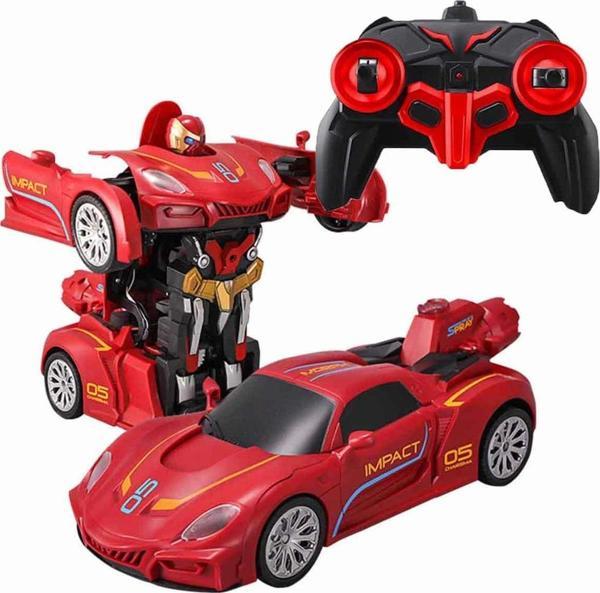 Toyfest Transforming Robot Racer Kumandalı Sesli Ve Işıklı Robot - Image 1