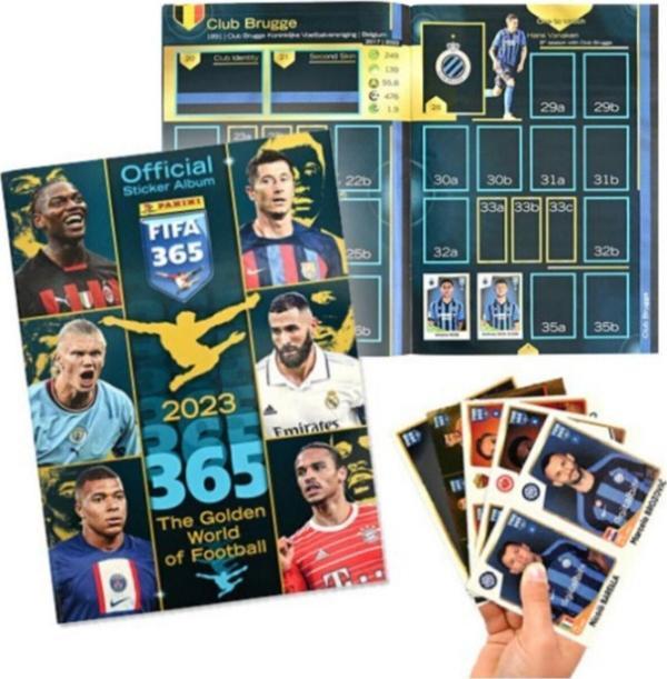 Toyfest Panini Fifa 365 2023 Futbolcu Stickers Kartları Albümü 2 Paket Stickers - Image 1